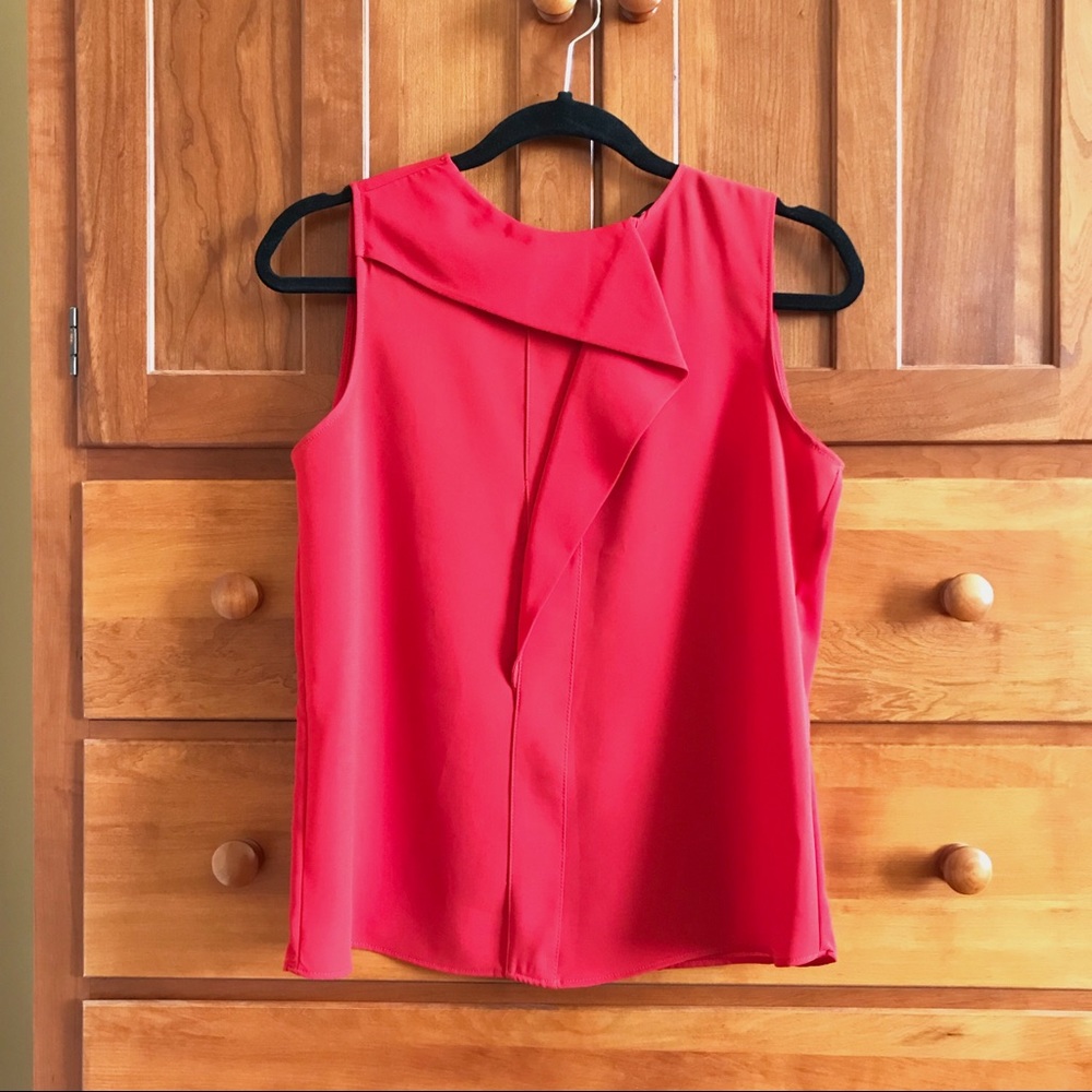 Zara Sleeveless Blouse Button-Down Back, Small